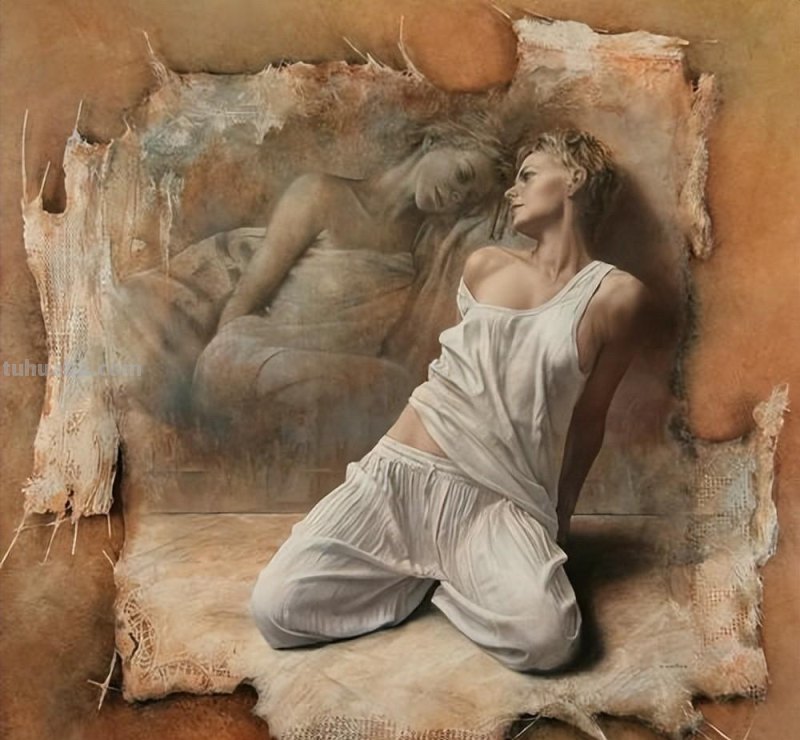 新具象绘画 - 法国现代画家帕斯卡尔人物油画作品欣赏