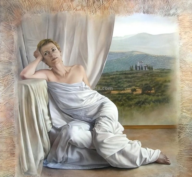 新具象绘画 - 法国现代画家帕斯卡尔人物油画作品欣赏