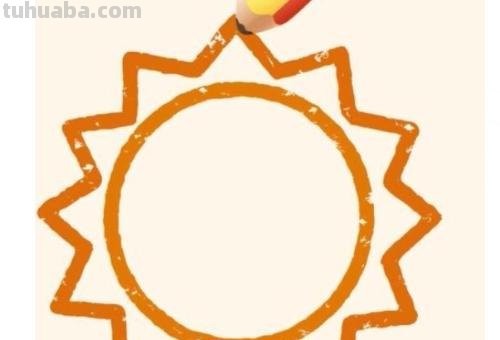 太阳怎么画简笔画图片（太阳怎么画简笔画图片大全）