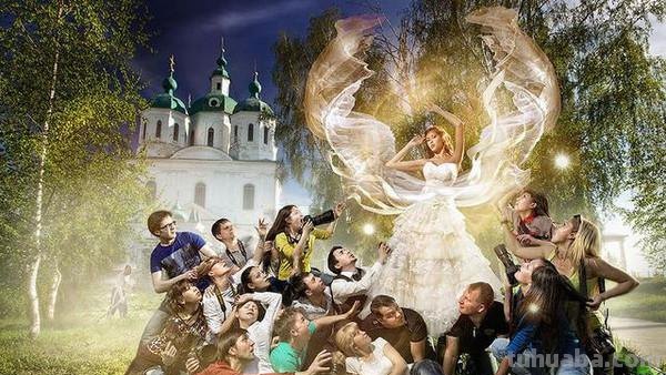 原来婚纱照还能这样拍！魔幻色彩婚纱摄影