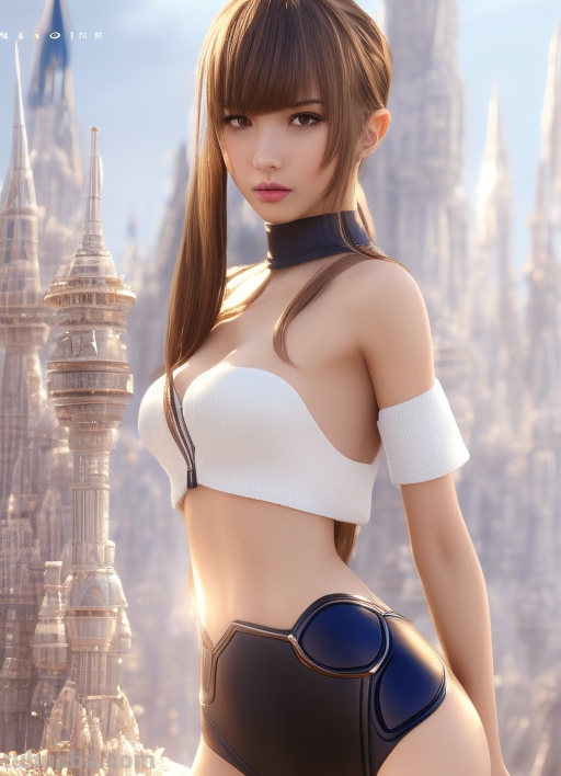 天使容颜 完美身材的动漫性感精致女神美图（2）