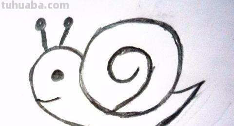 蜗牛怎么画简笔画图片（蜗牛怎么画简笔画图片大全）