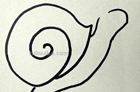 蜗牛怎么画简笔画图片（蜗牛怎么画简笔画图片大全）