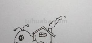 蜗牛怎么画简笔画图片（蜗牛怎么画简笔画图片大全）
