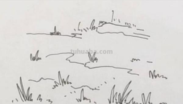 草地怎么画简笔画图片（草地怎么画简笔画图片 儿童）
