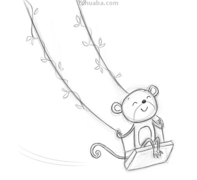 一组萌萌哒的小简笔画~