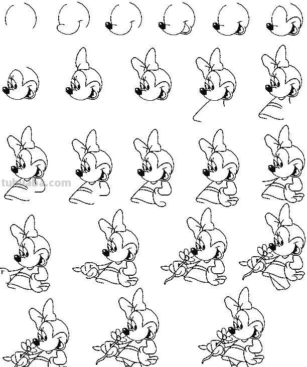 每天学一幅简笔画-各种卡通形象系列简笔画教程