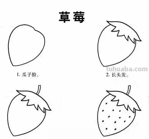 这些水果简笔画简单易学，特别适合幼儿园和小学的孩子，收藏