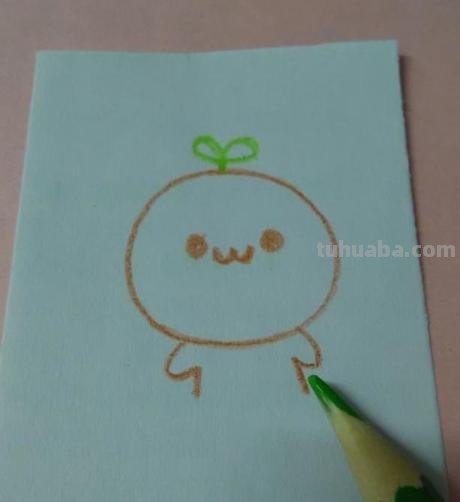 长草颜简笔画怎么画（长草颜简笔画可爱）