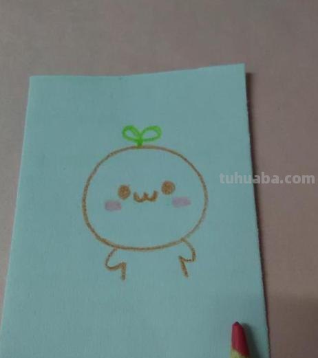 长草颜简笔画怎么画（长草颜简笔画可爱）