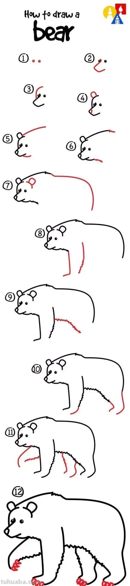 20多种动物与昆虫的简笔画画法，超详细！