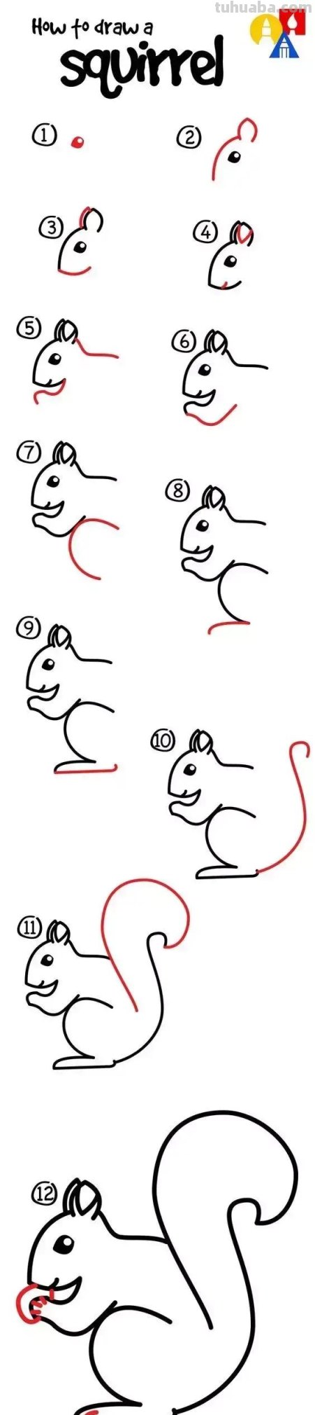 20多种动物与昆虫的简笔画画法，超详细！