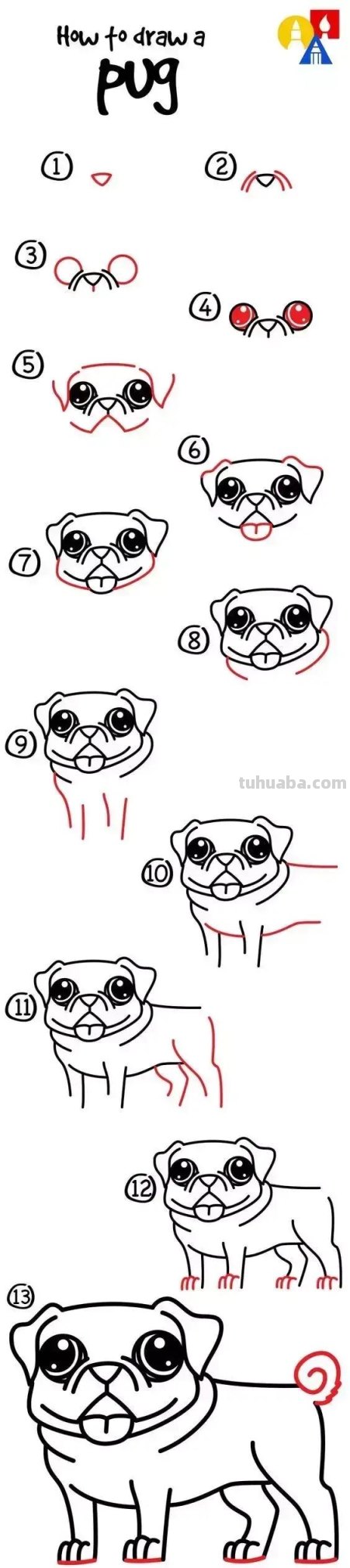 20多种动物与昆虫的简笔画画法，超详细！