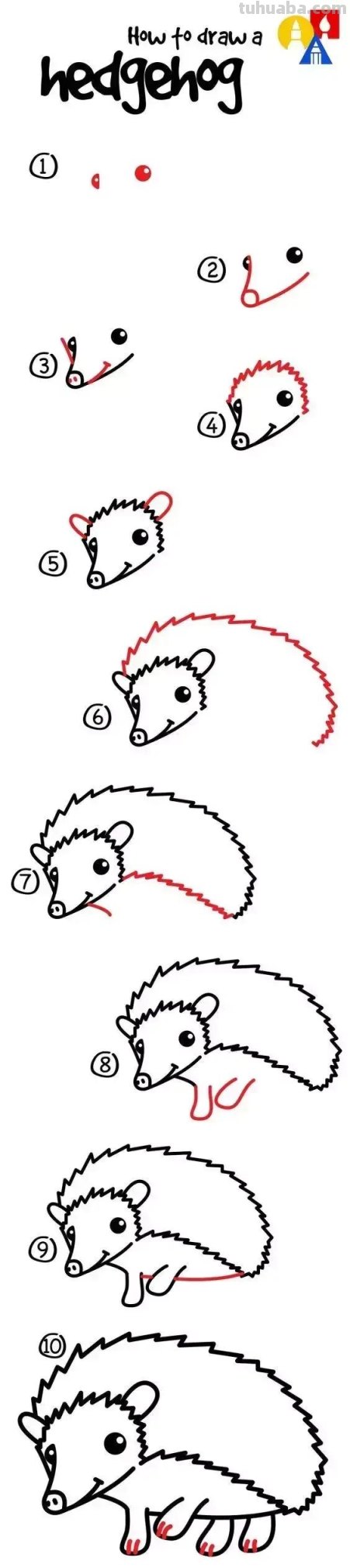 20多种动物与昆虫的简笔画画法，超详细！