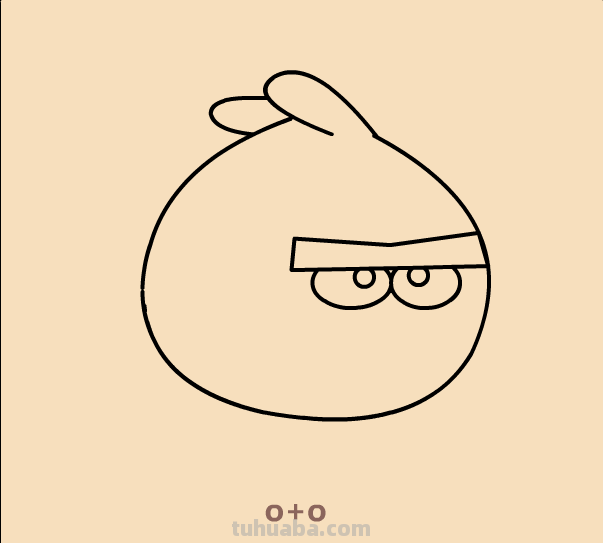 如何用懒方法画愤怒的小鸟