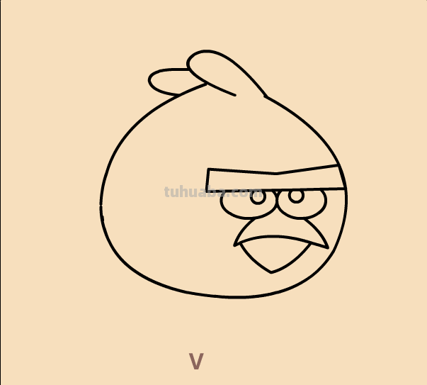 如何用懒方法画愤怒的小鸟