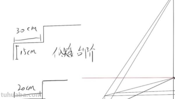 楼梯怎么画简笔画图片（楼梯怎么画简笔画图片大全）