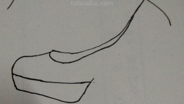 高跟鞋怎么画简笔画（高跟鞋怎么画简笔画图片）