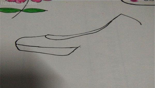高跟鞋怎么画简笔画（高跟鞋怎么画简笔画图片）
