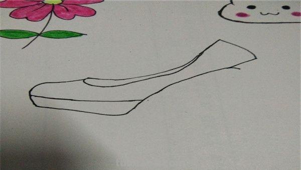 高跟鞋怎么画简笔画（高跟鞋怎么画简笔画图片）