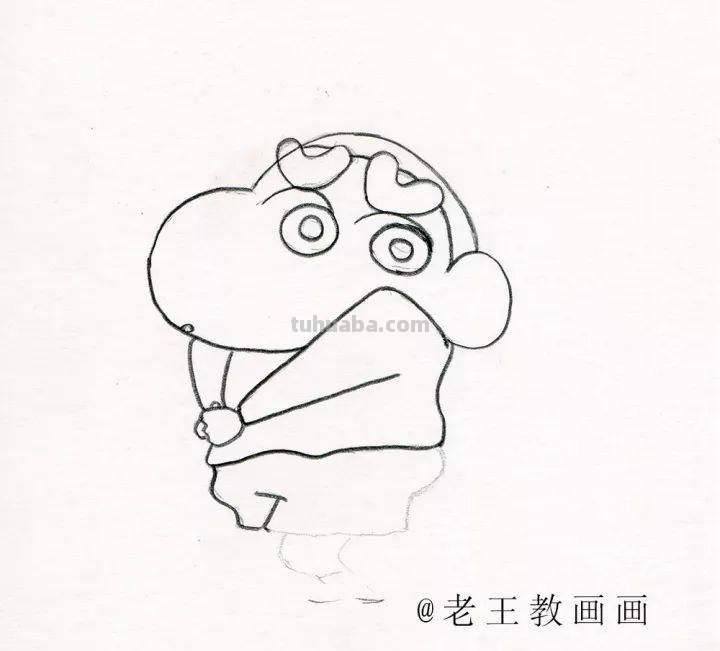零基础也可以画好简笔画，教你画蜡笔小新