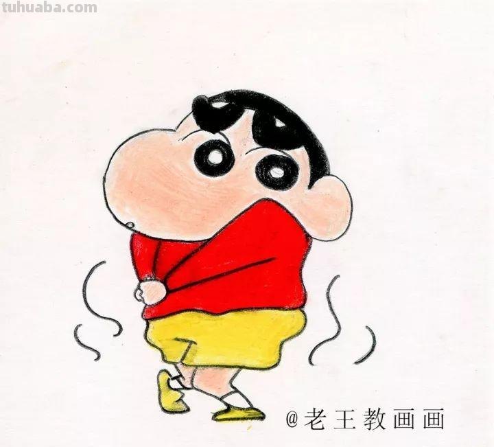 零基础也可以画好简笔画，教你画蜡笔小新