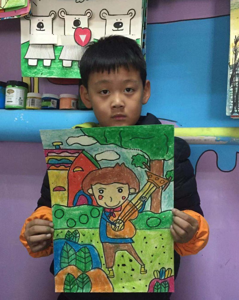 我的家园主题创意儿童画作品！都有属于自己的家园