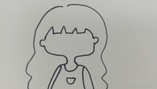 花花姑娘怎么画简笔画（花花姑娘怎么画简笔画又漂亮）
