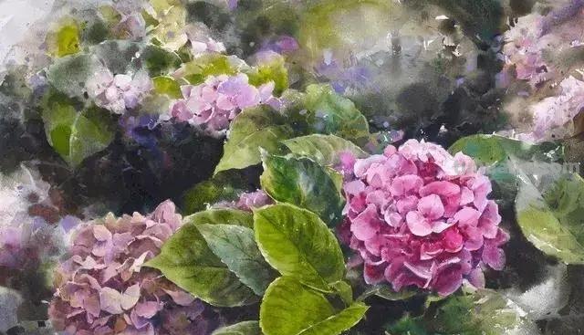 斑驳光影 - 台湾著名水彩画家谢明锠作品专辑