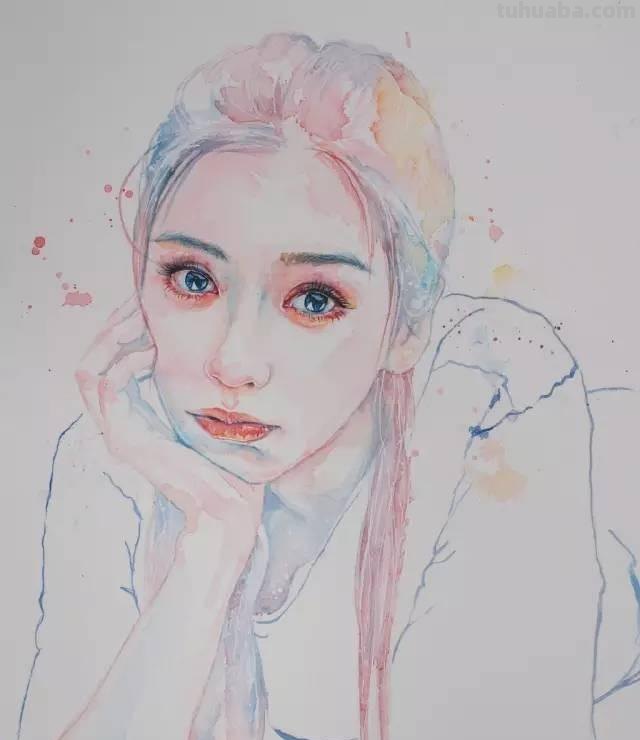 色彩绚丽的水彩肖像画 - 插画师林闻琪人物绘画集