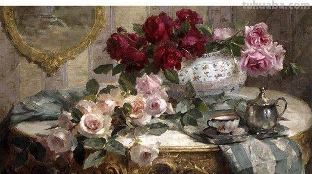 Frans Mortelmans静物花卉作品赏析