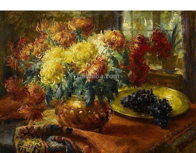 Frans Mortelmans静物花卉作品赏析