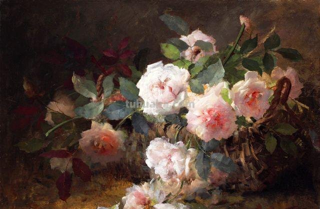 Frans Mortelmans静物花卉作品赏析