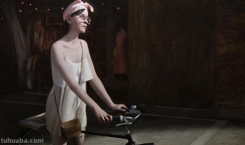 自然主义之形体油画，艺术家约瑟夫的作品，脱俗的美