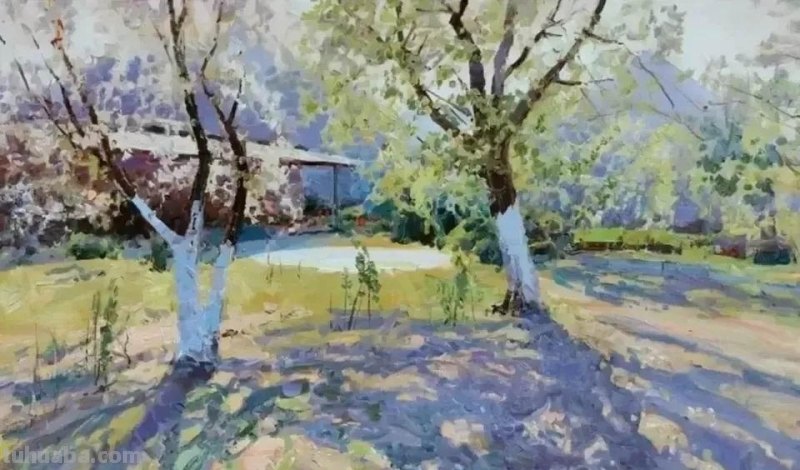 美丽的山野-俄罗斯画家亚历山大·巴比奇风景油画写生作品欣赏