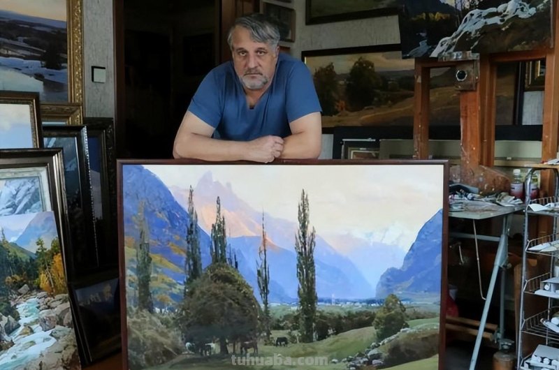 美丽的山野-俄罗斯画家亚历山大·巴比奇风景油画写生作品欣赏