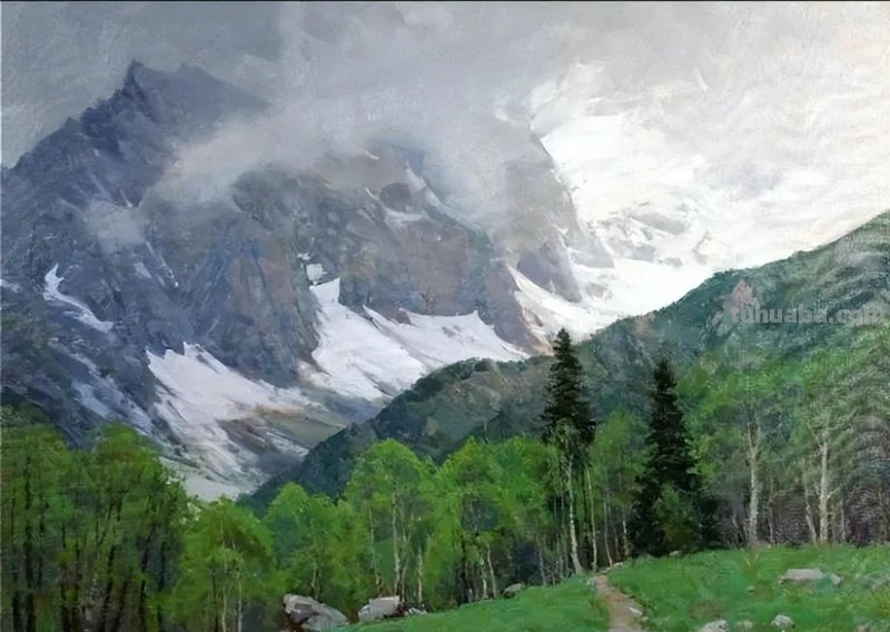 美丽的山野-俄罗斯画家亚历山大·巴比奇风景油画写生作品欣赏