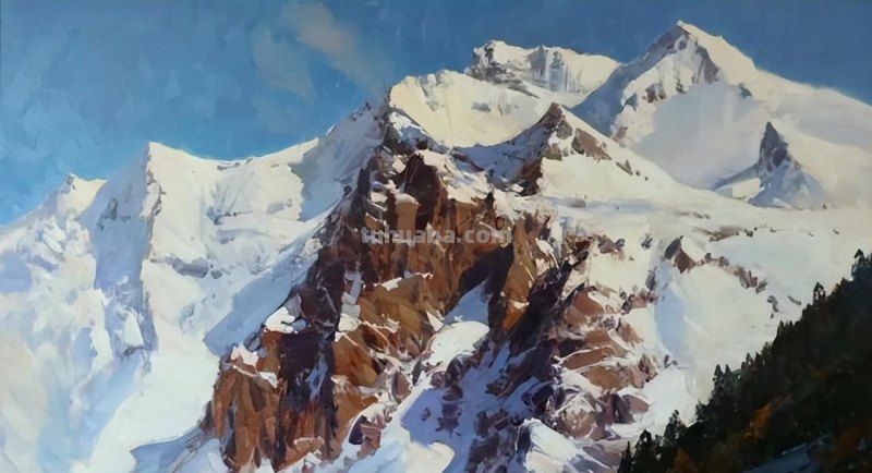 美丽的山野-俄罗斯画家亚历山大·巴比奇风景油画写生作品欣赏