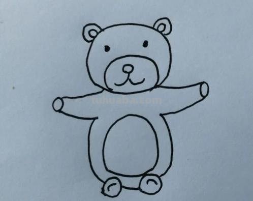 小熊怎么画简笔画图片（小熊怎么画简笔画图片大全）