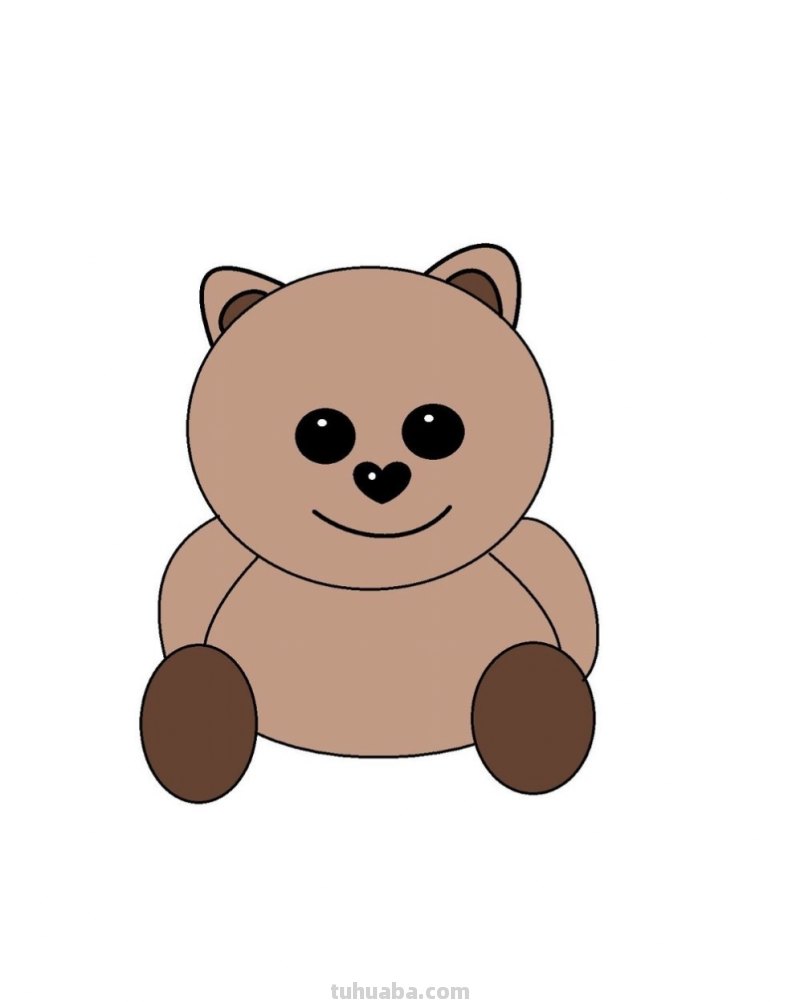 小熊怎么画简笔画图片（小熊怎么画简笔画图片大全）