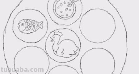桌子怎么画简笔画图片（桌子怎么画简笔画图片又简单）