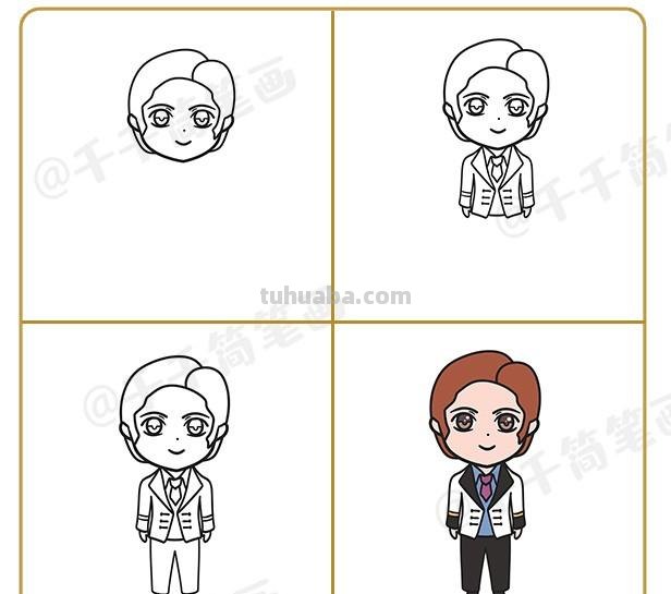 10+童话故事可爱人物简笔画合集，收藏起来教孩子