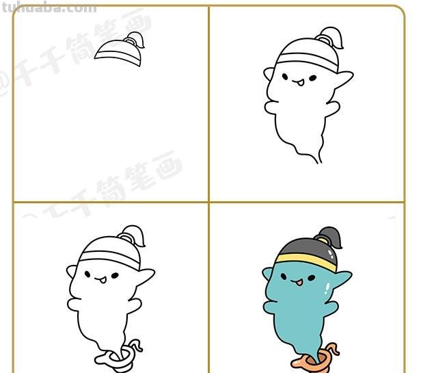 10+童话故事可爱人物简笔画合集，收藏起来教孩子