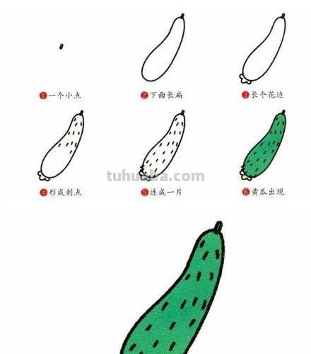 新技能！3分钟画蔬菜9种经常吃的蔬菜，简单又好画！学起来~