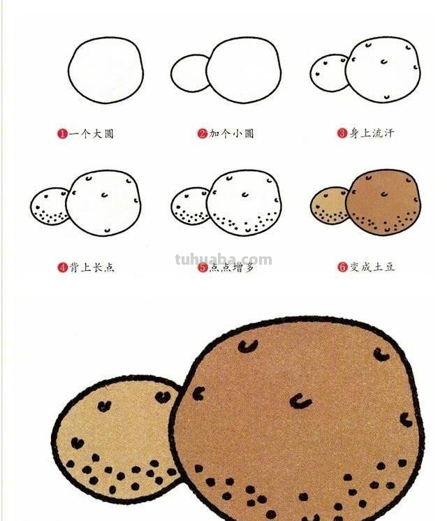 新技能！3分钟画蔬菜9种经常吃的蔬菜，简单又好画！学起来~