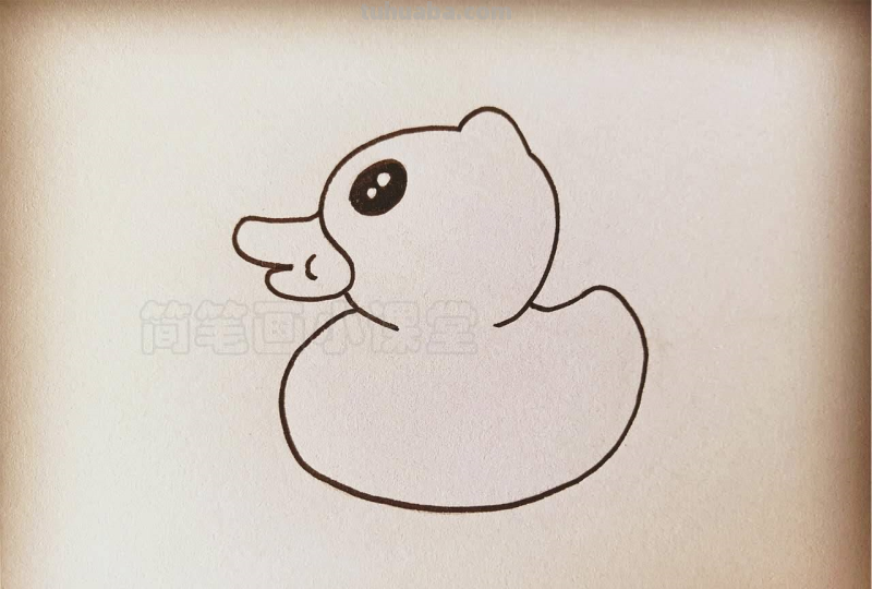 简笔画小课堂第四期-小鸭子