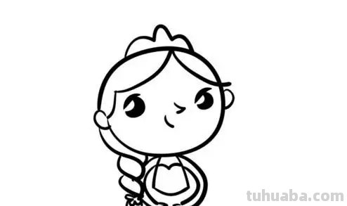 艾莎公主简笔画怎么画（艾莎公主简笔画怎么画漂亮）