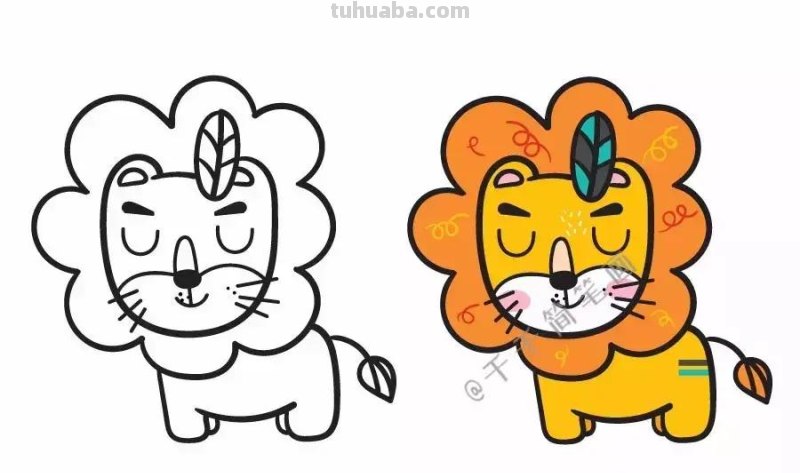 超简单的小动物简笔画，拿走学习 ​​​​！（可打印涂色）