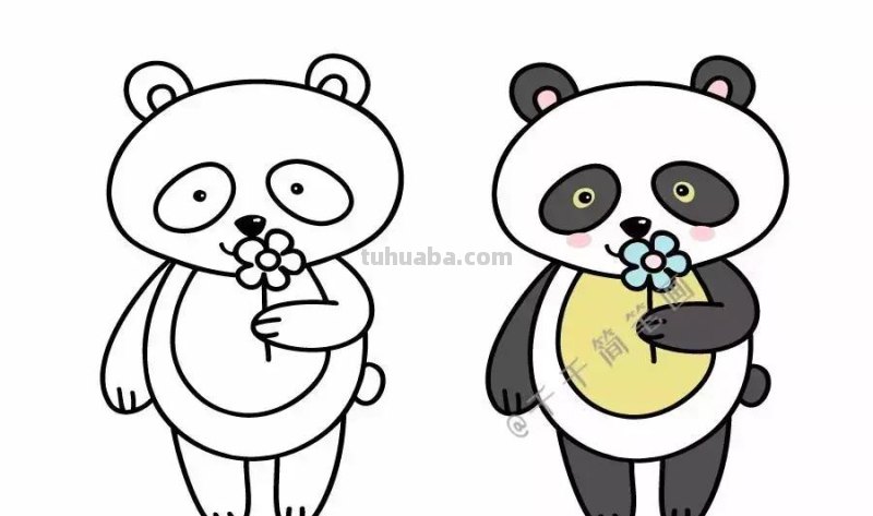 超简单的小动物简笔画，拿走学习 ​​​​！（可打印涂色）