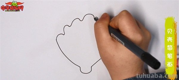 贝壳怎么画简笔画图片（贝壳怎么画简笔画图片大全图片）